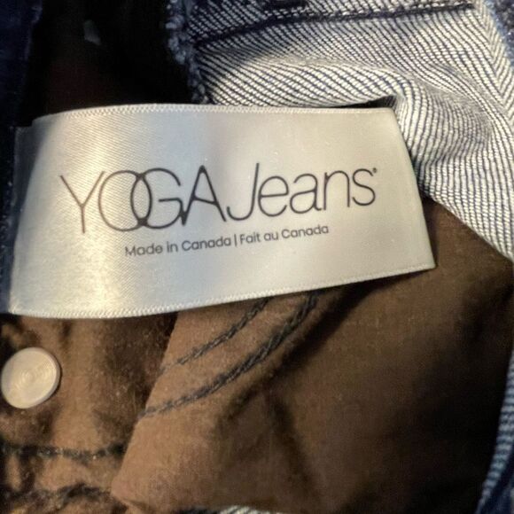 Yoga Jeans Canada High Waist Button Fly Cropped 26 - Picture 5 of 9